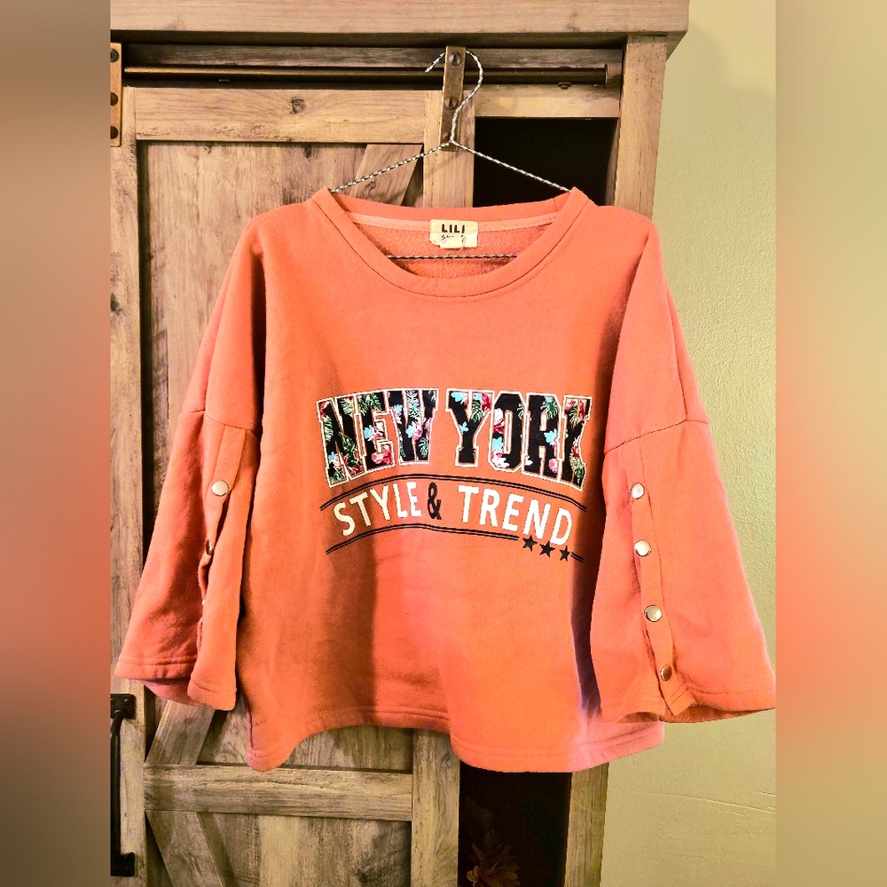 Lili Sport New York Fleece Blouse